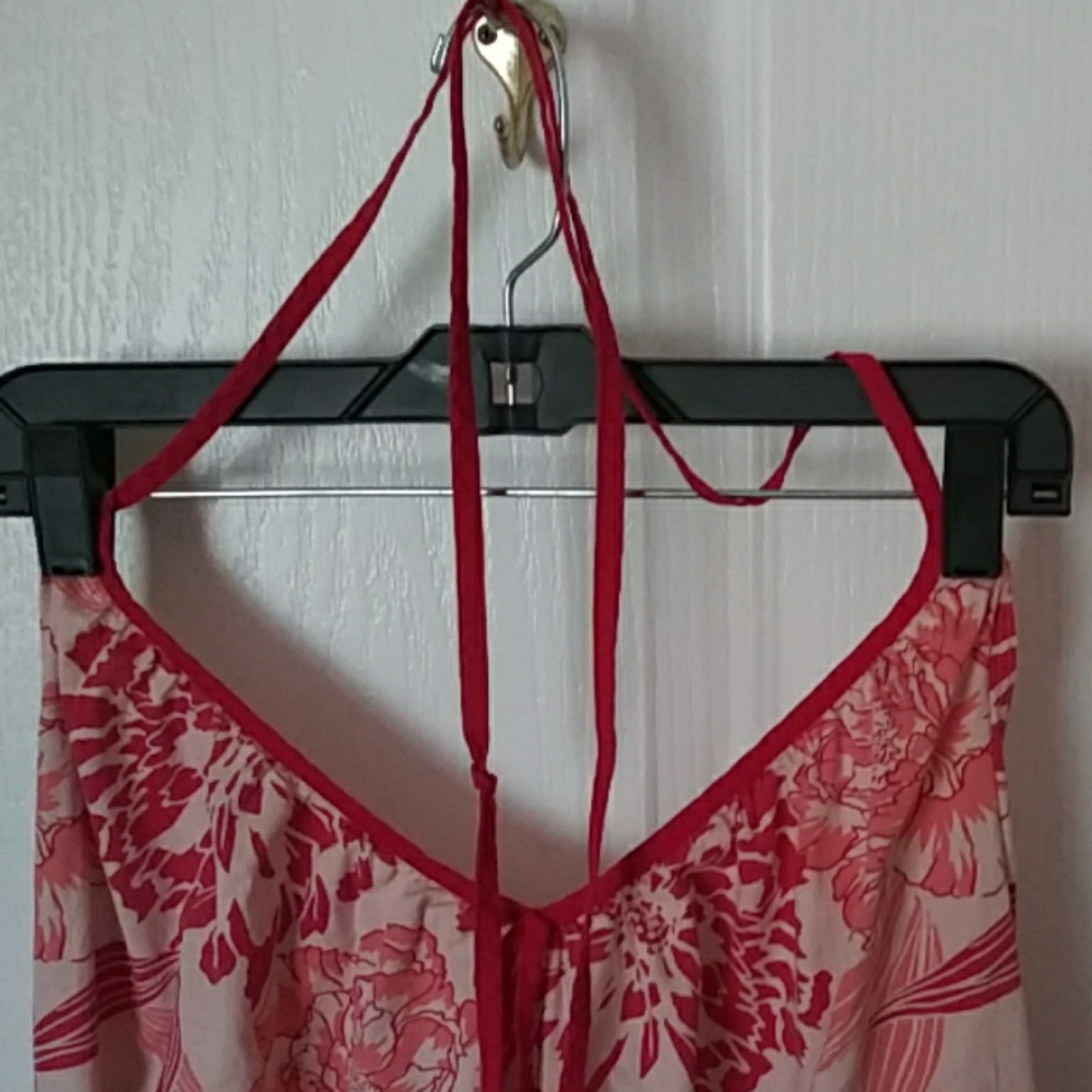 Size 18 Torrid red and cream swim halter cover 🍾 - Picture 5 of 6